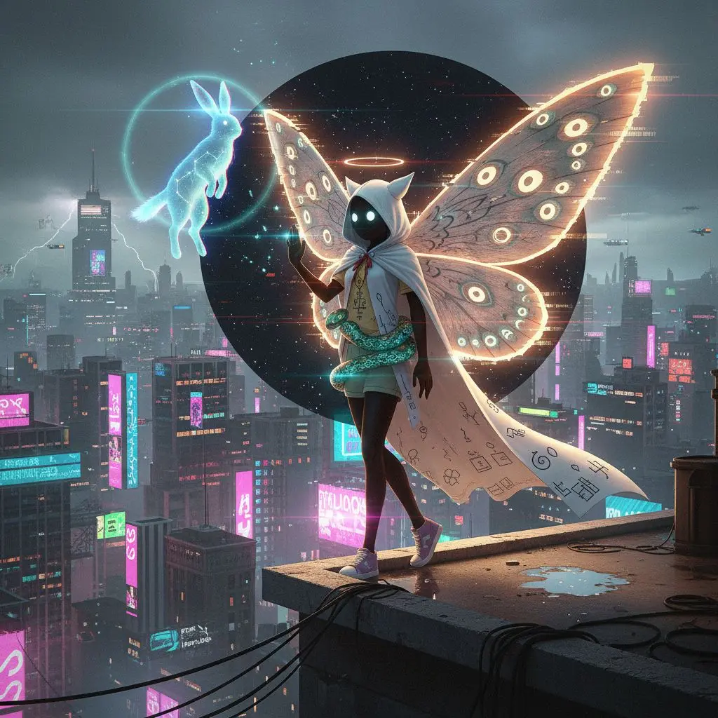 Trifecta: Female G-Boy, Tech Noir Rooftop Rite