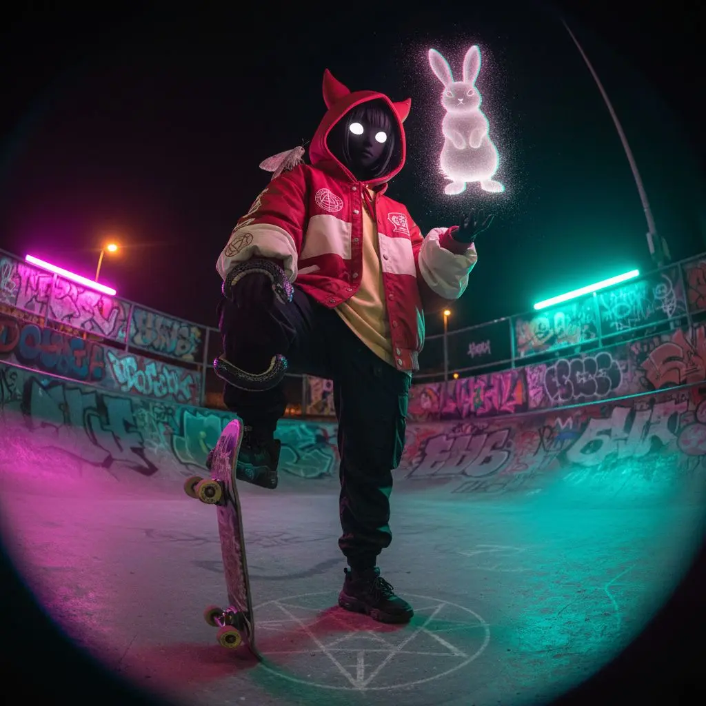 Trifecta: Female G-Boy, Neon