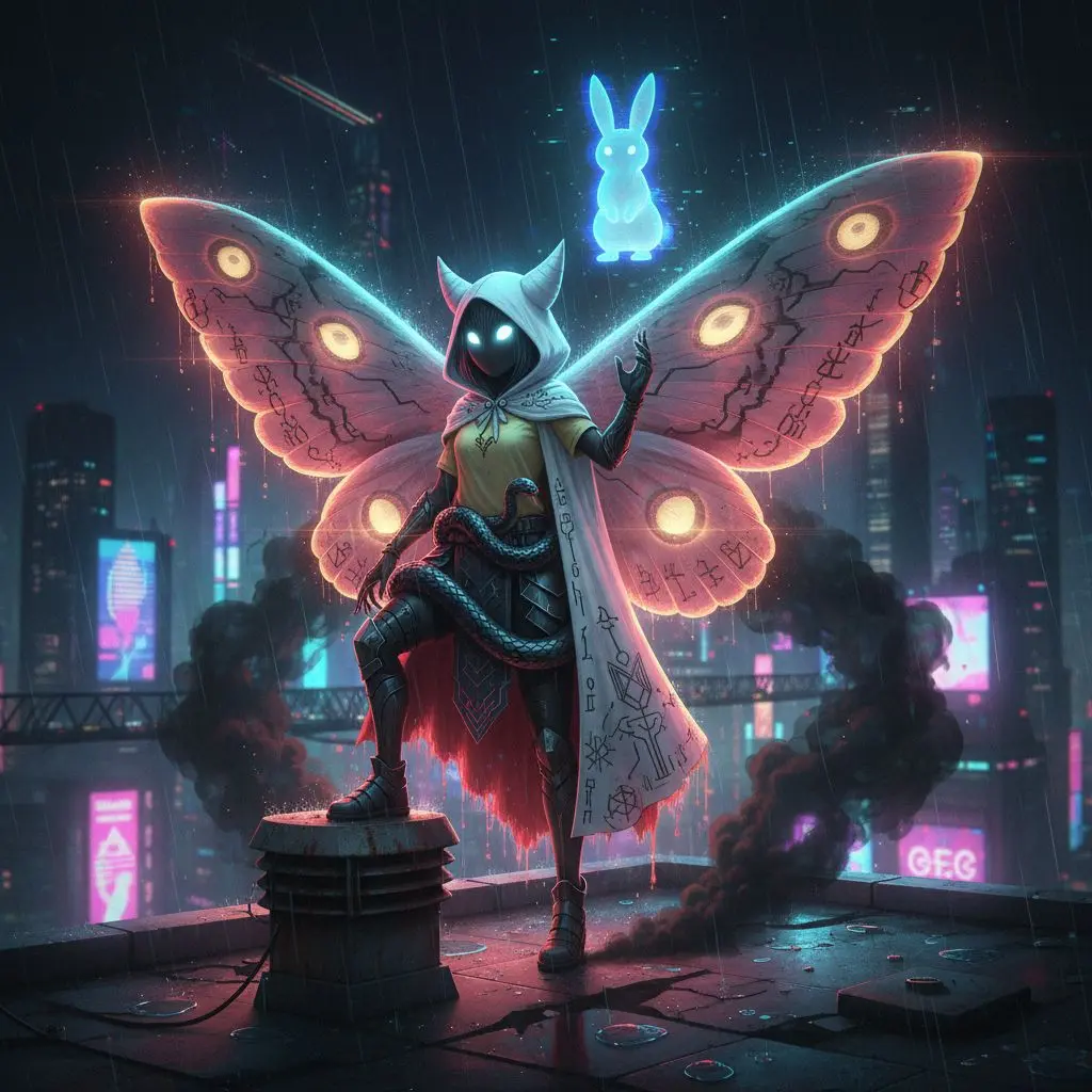 Trifecta: Female G-Boy, Neon Rooftop Rite